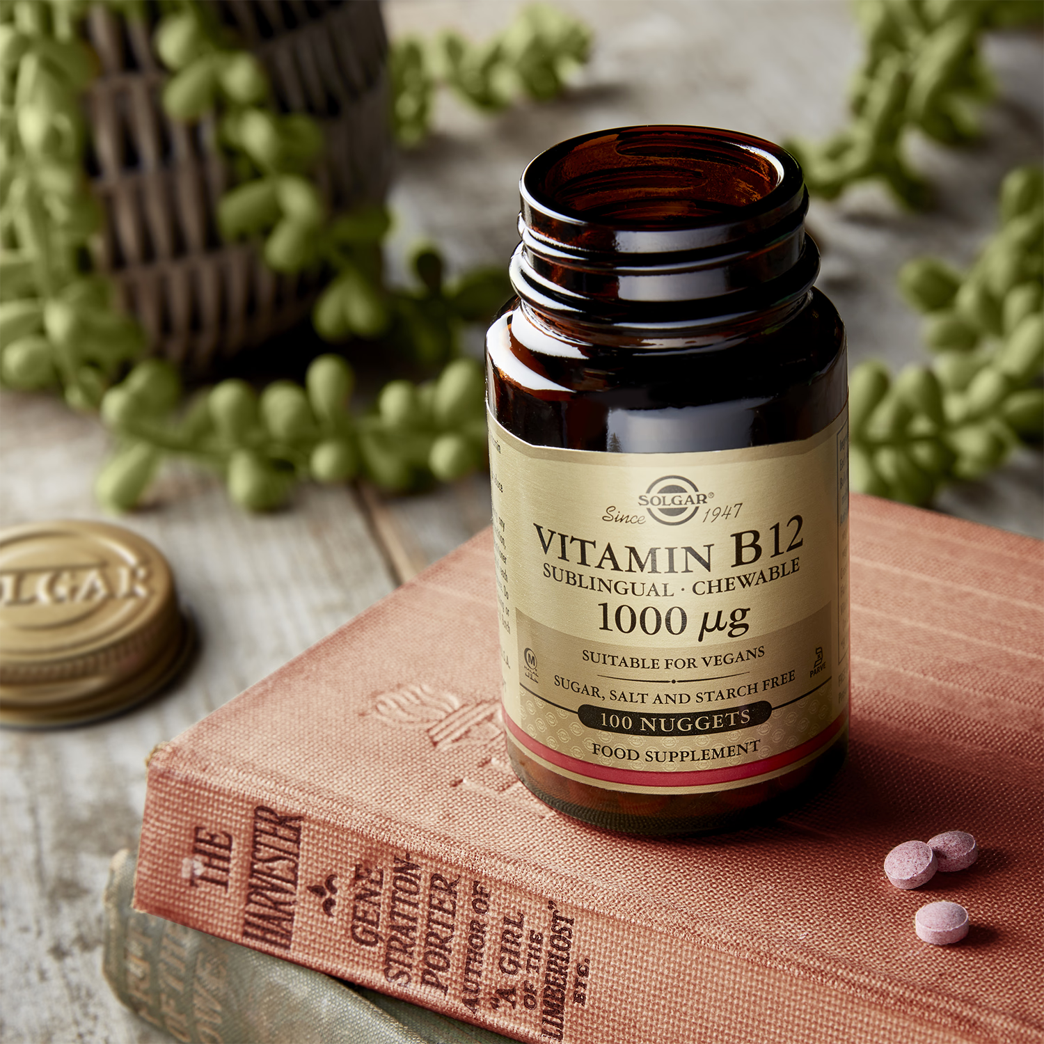 Solgar Vitamin B12 1000µg 100 Nuggets (British brand)