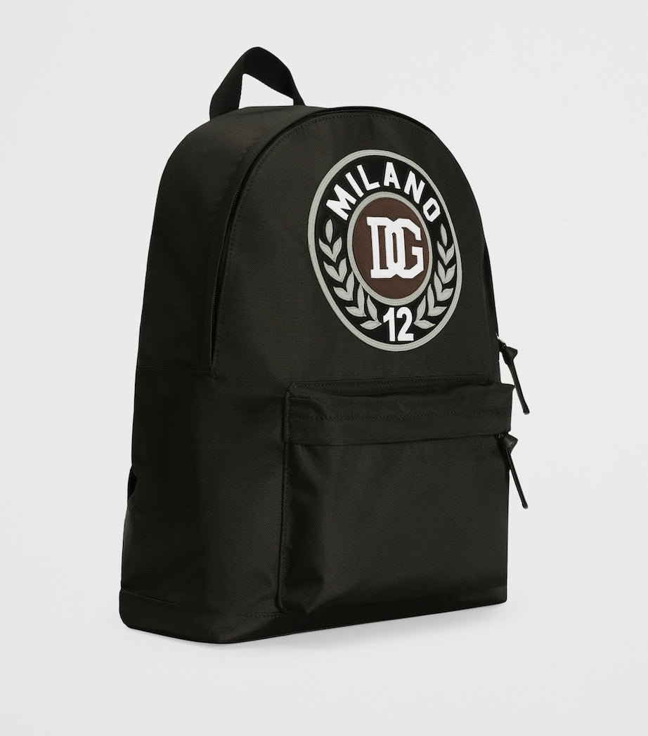 Dolce&Gabbana kids backpack varsity style nylon, UK version