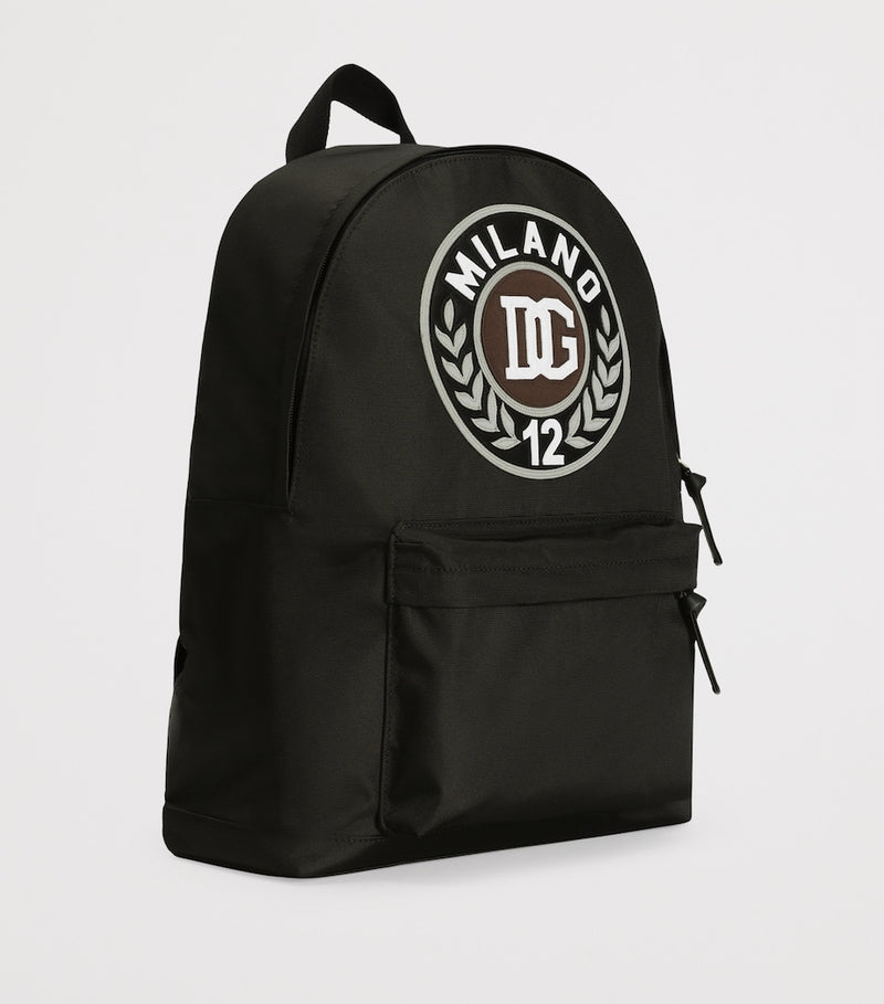 Dolce&Gabbana kids backpack varsity style nylon, UK version