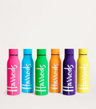 Slender Metal Water Bottle with Non-Slip Sleeve 23cm