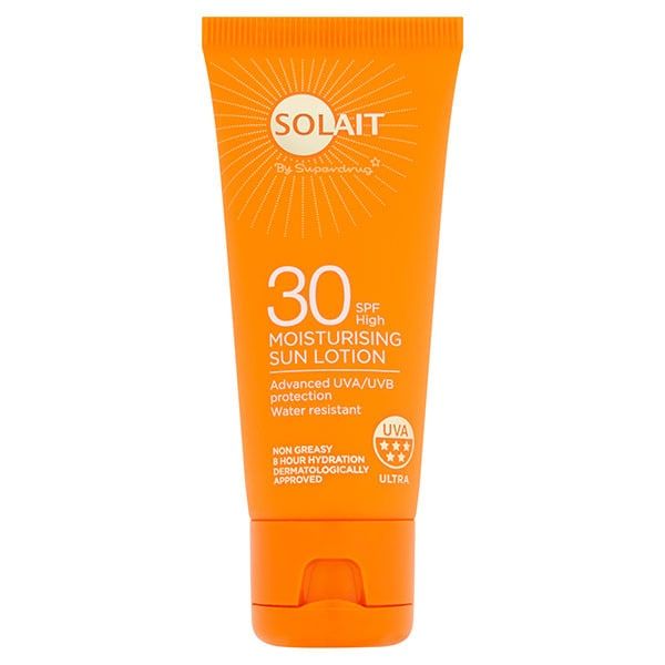 Solait Travel Size Moisturising Sun Lotion SPF30 36ml GOODS Superdrug   