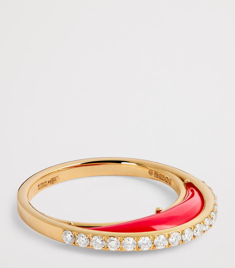 L'Atelier Nawbar Bloop Moon ring size 53 - British product