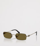 Miu Miu metal rectangular sunglasses (British brand)