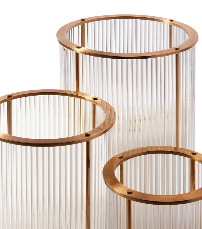 Ralph Lauren Home Medium Allen Hurricane candle holder 30.5cm, imported from the UK