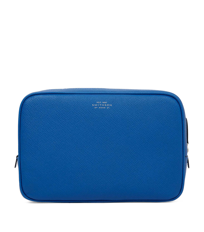 Smythson Panama leather tech organiser pouch (British brand)