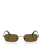 Miu Miu metal rectangular sunglasses (British brand)