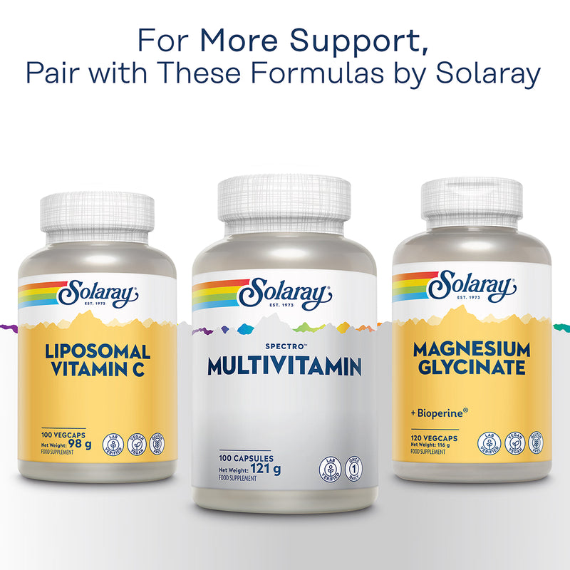 Solaray Spectro Multivitamin high-strength supplement, imported from the UK