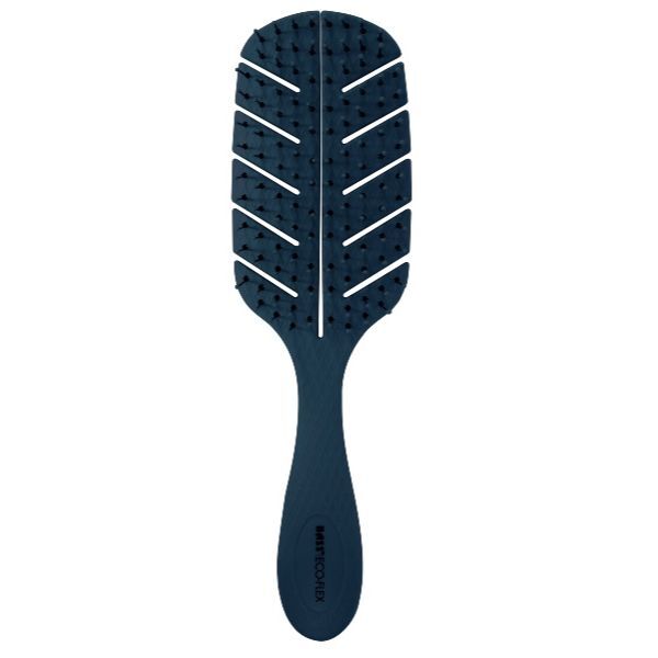 Bass Bio-Flex Detangler brush nylon pins graphite colour, imported from the UK