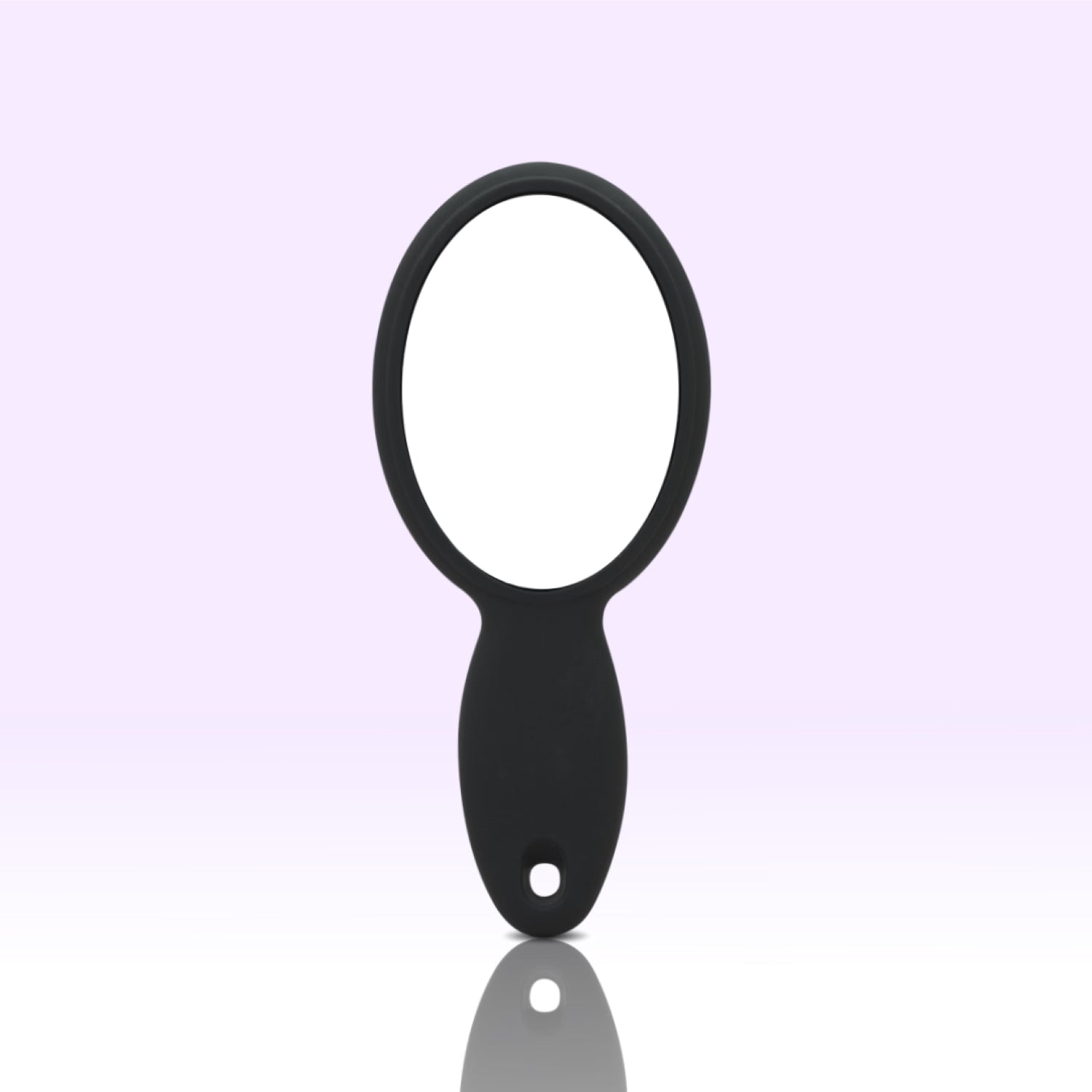 EYECANDY mini hairbrush black with mirror, UK version