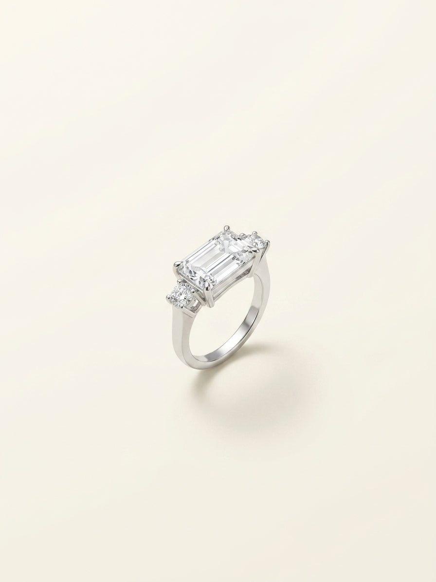 Cartier cocktail ring pink chalcedony garnet, imported from the UK
