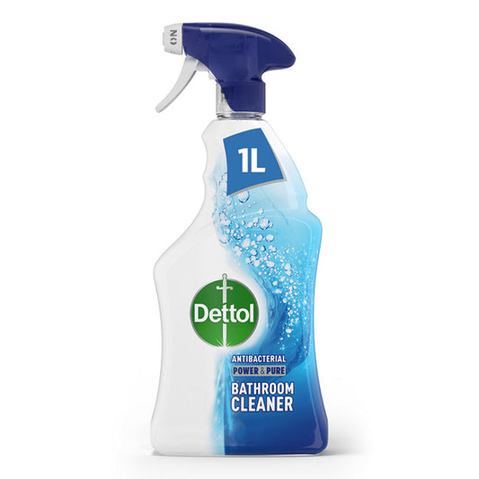 Dettol Power &Pure Antibacterial Disinfectant Bathroom Cleaning Spray Accessories & Cleaning ASDA   