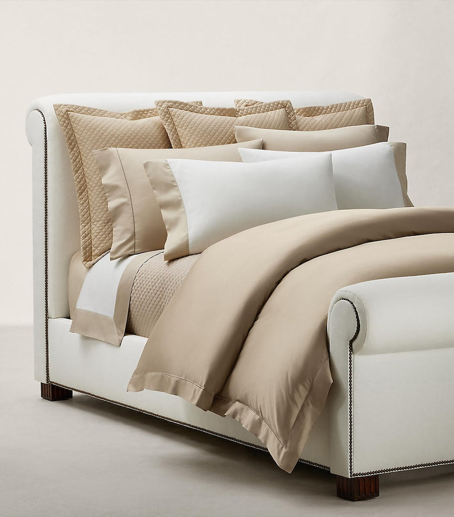 Ralph Lauren Home Supima Cotton Sateen Langdon Double Fitted Sheet (140cm x 200cm)