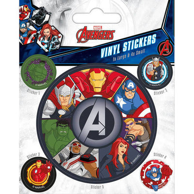 Superdrug Avengers Characters Stickers Vinyl Self Adhesive Decals- Buy online at McGrocer