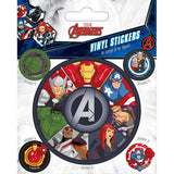 Avengers character stickers vinyl self adhesive set, imported from the UK