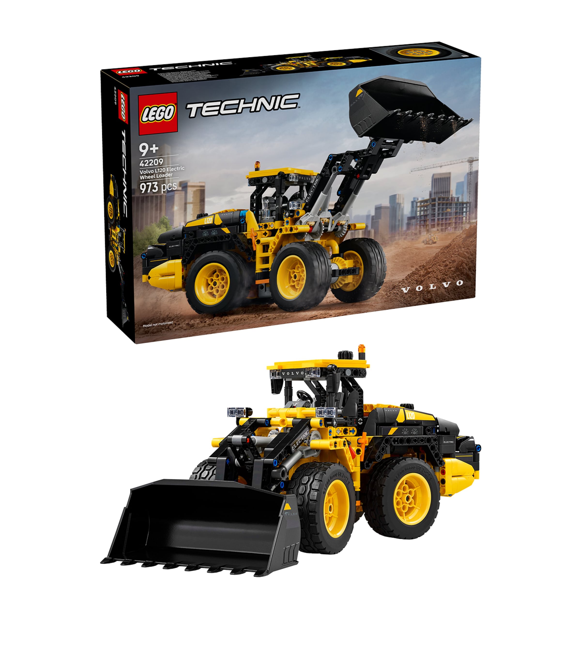 Lego Volvo L120 Electric Wheel Loader construction toy, UK version