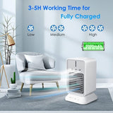 Leaper portable desktop air cooler fan - British product