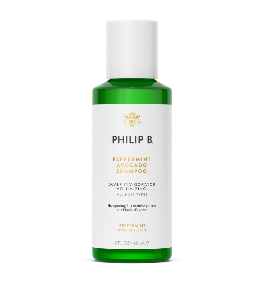 Philip B peppermint avocado shampoo 60ml, imported from the UK