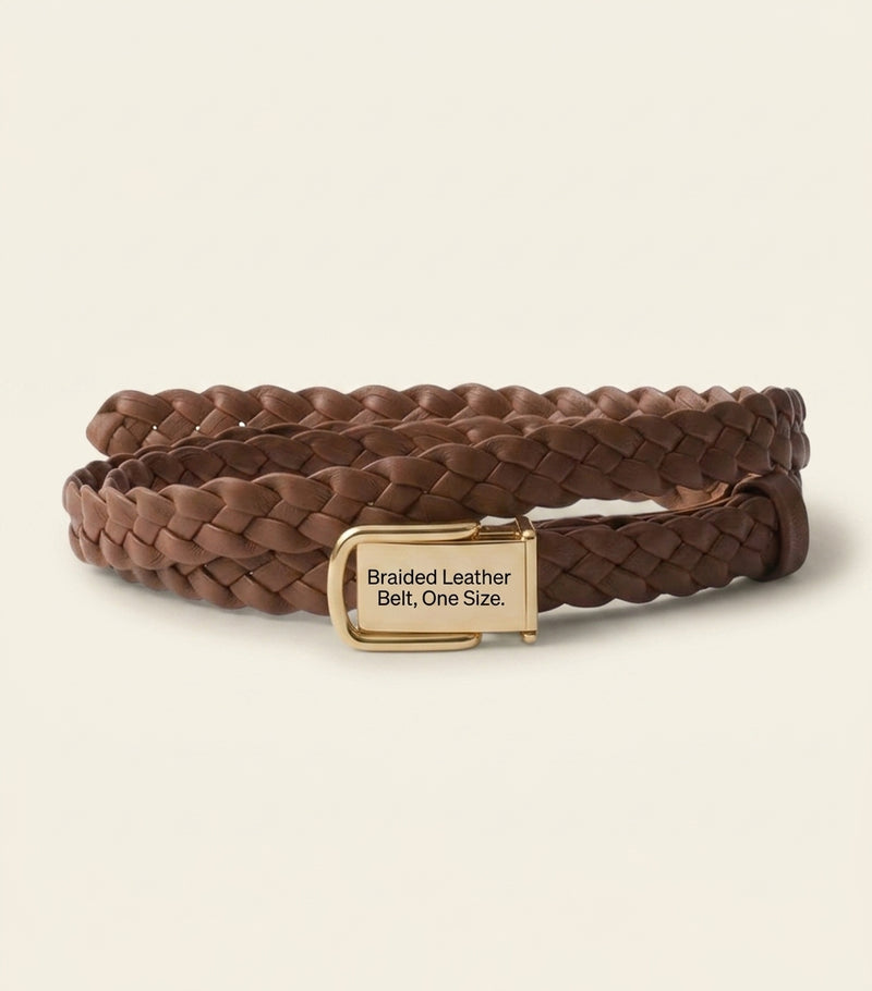 Prada braided nappa leather belt 2cm (British brand)