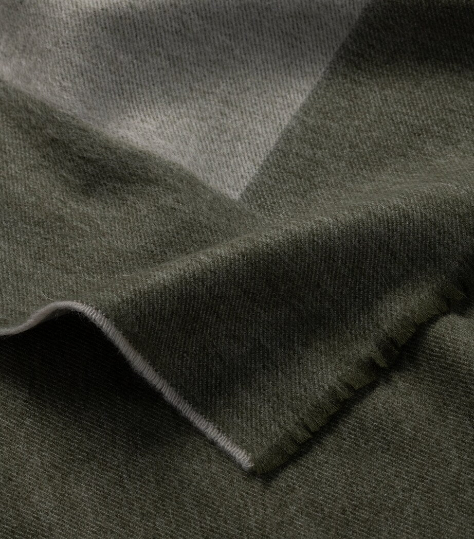 Begg x Co cashmere Arran Border throw 150cm x 200cm - British product