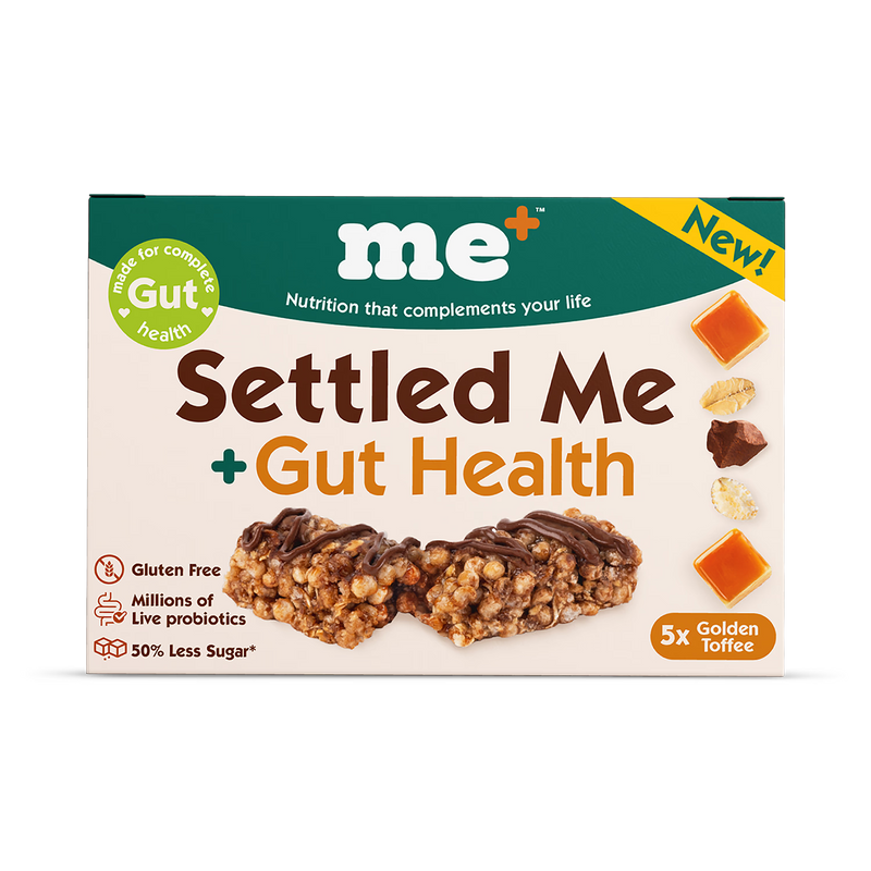 Settled Me+ golden toffee bars 5 pack, imported from the UK