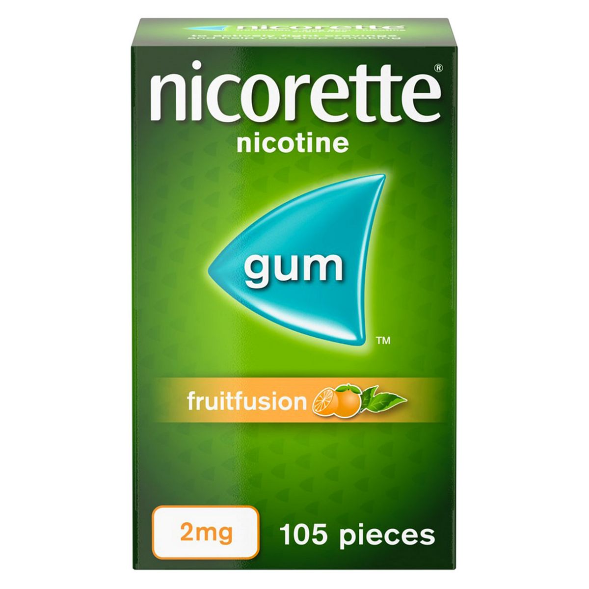 Nicorette FruitFusion 2mg Nicotine Gum 105 pieces GOODS Boots   