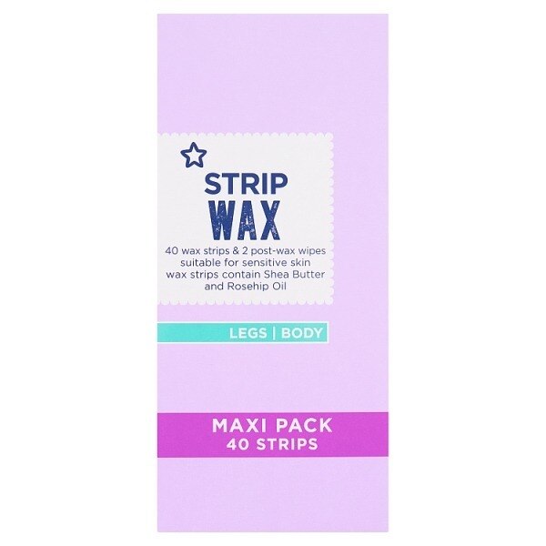 Superdrug Sensitive Legs & Body Wax Strips x40 GOODS Superdrug   