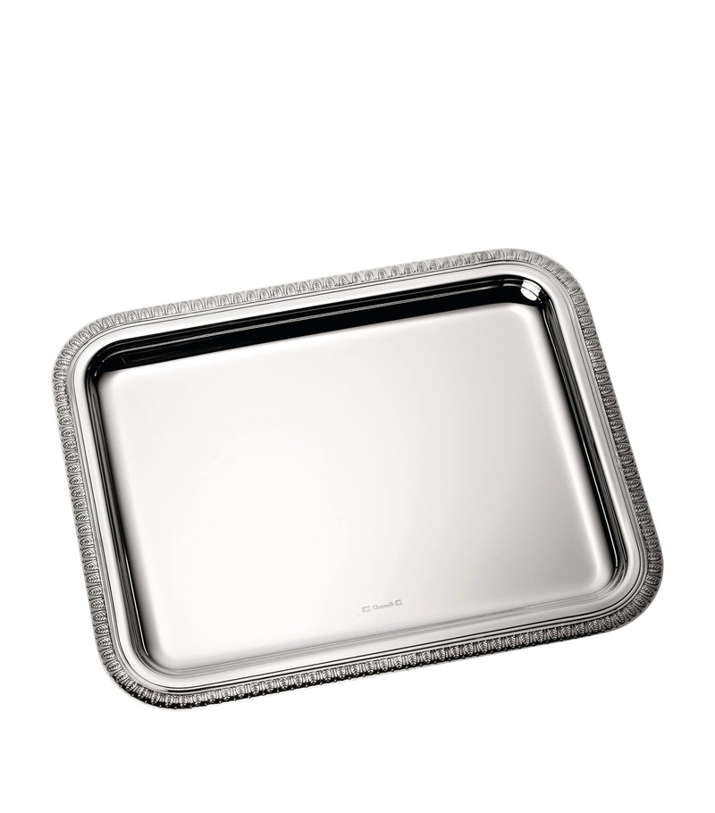 Christofle Malmaison silver-plated tray 20cm by 16cm - British product