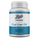 Boots everyday Cod Liver Oil 240 Capsules GOODS Boots   