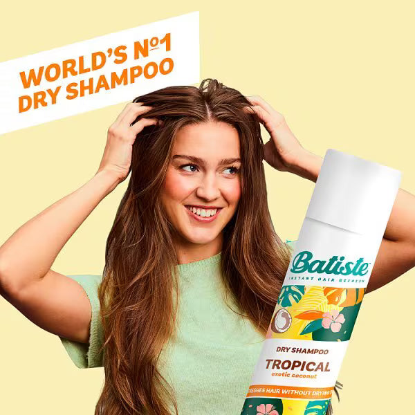 Batiste Dry Shampoo Tropical 350ml - British product