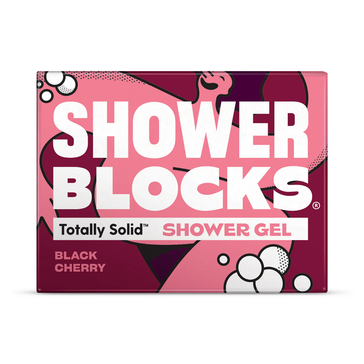 Solid Shower Gel Black Cherry 100g, UK version