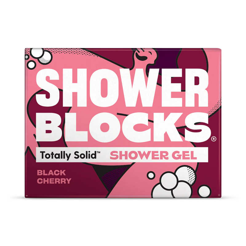 Solid Shower Gel Black Cherry 100g, UK version