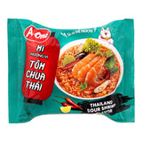 A-One instant noodles with sour shrimp flavour, imported from the UK