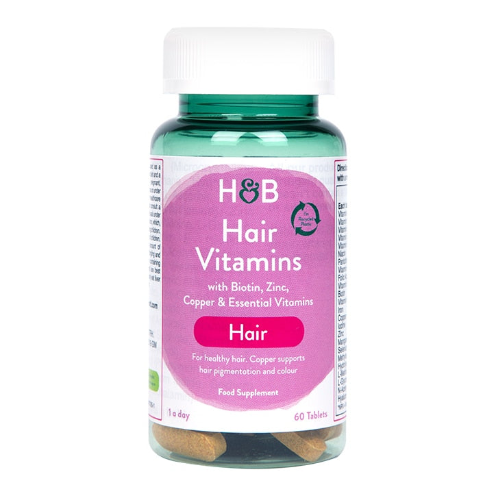 Holland & Barrett Hair Vitamins 60 Tablets GOODS Holland&Barrett   