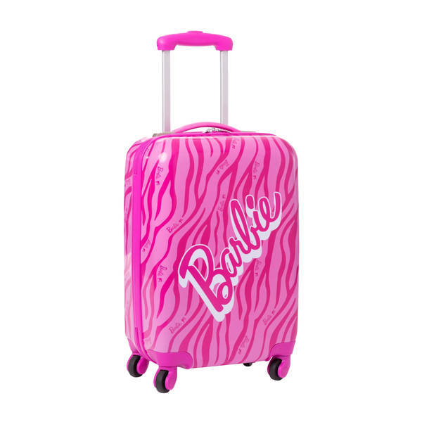 Barbie hardshell suitcase zebra print 68cm, imported from the UK