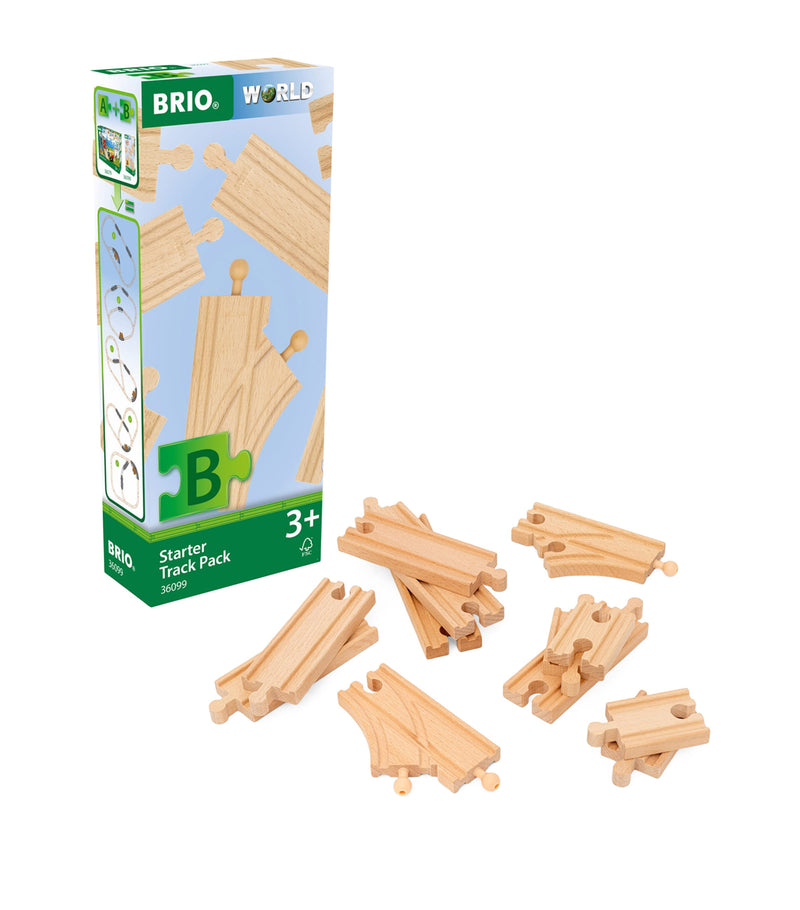 BRIO Strarter Track Pack wooden train tracks - British product