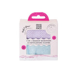 Erase Your Face makeup remover cloths 2 pack, imported from the UK