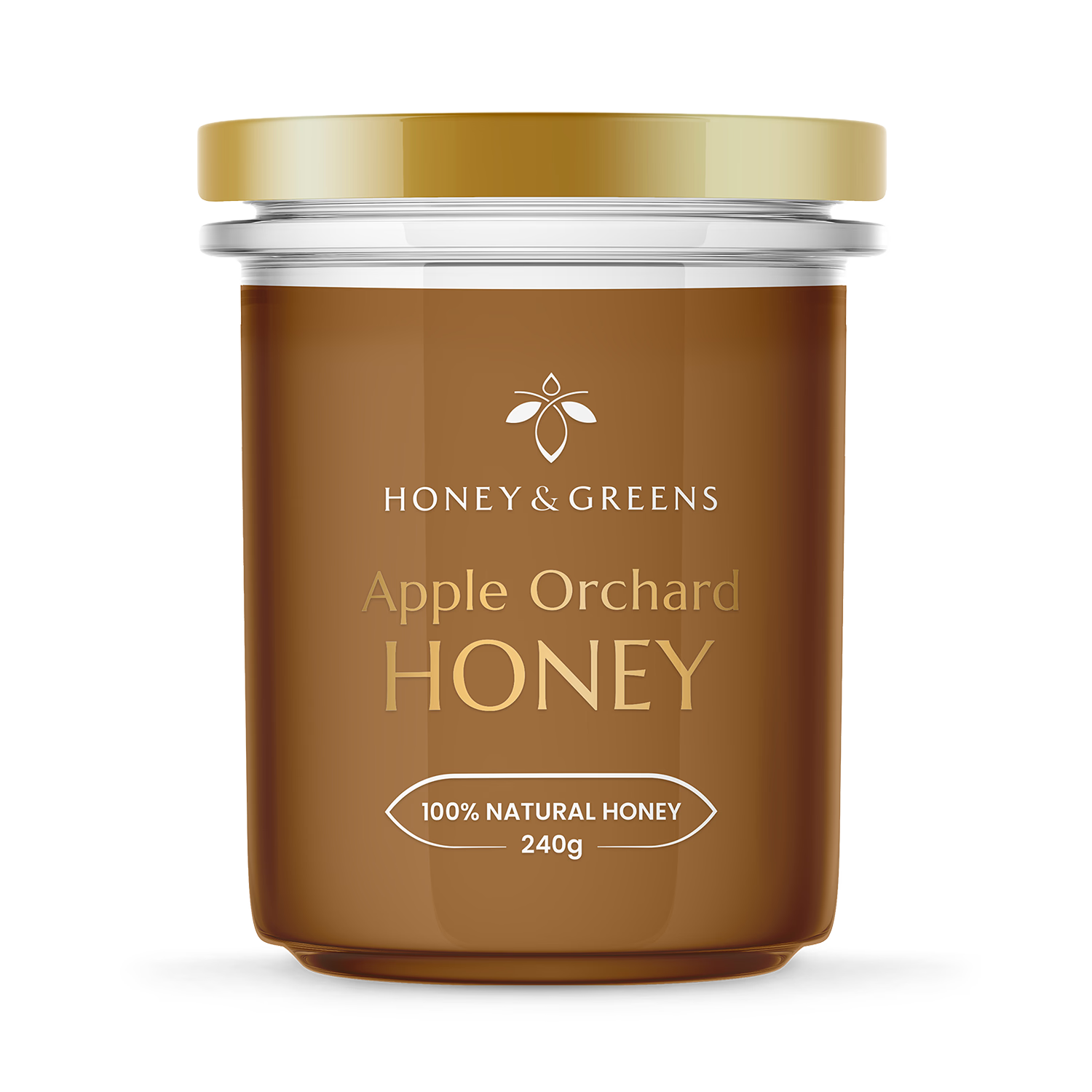Honey & Greens British Apple Orchard Honey 240g