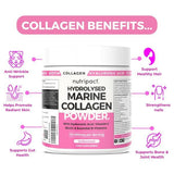 Nutripact marine collagen powder unflavoured 300g, imported from the UK