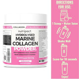 Nutripact marine collagen powder unflavoured 300g, imported from the UK