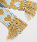 Valentino Garavani Antibes metallic scarf 180cm - British product
