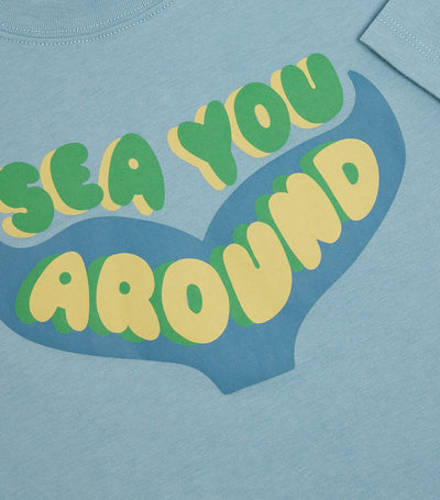 T-shirt en coton Stella McCartney Kids « Sea You Around » (2-14 ans)