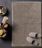 Hamam organic cotton woven bath mat 100cm x 150cm, UK version