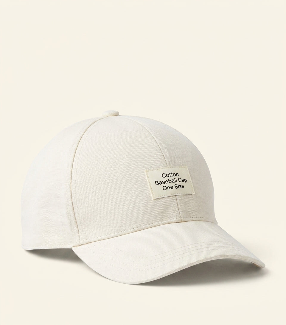Prada cotton drill baseball cap with embroidered logo, UK version