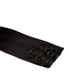 Beauty Works x Huda clip-in hair extensions set for thinning hair, 18 inch length - British product