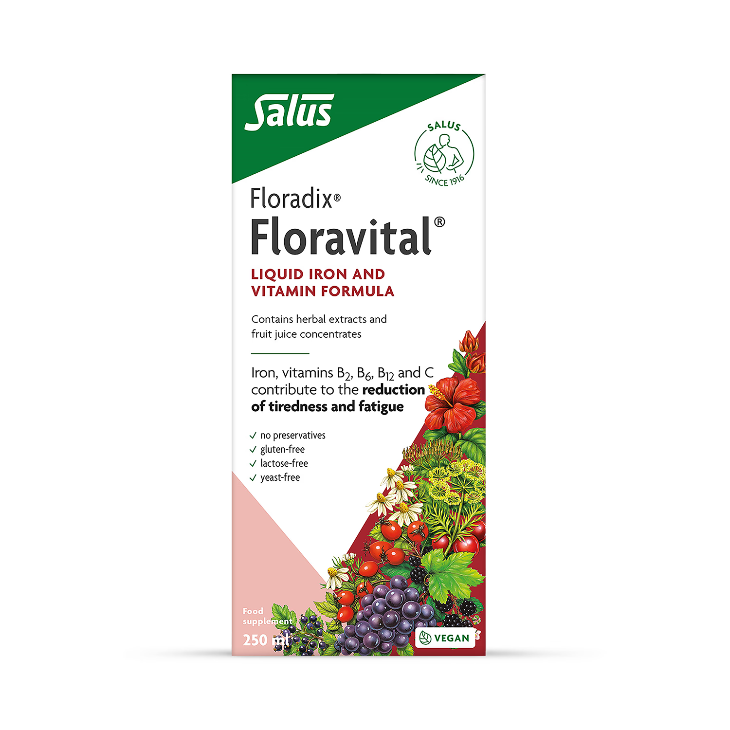 Floravital Herbal Iron and Vitamin Formula 250ml