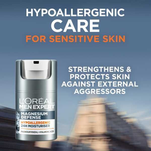 L'oreal Men Expert Magnesium Defence 24H Moisturiser 50Ml GOODS Superdrug   