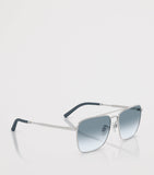 Oliver Peoples Metall R-15 firkantede solbriller, britisk versjon