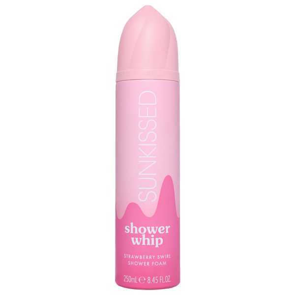 Sunkissed shower whip strawberry swirl shower foam 250ml (British brand)