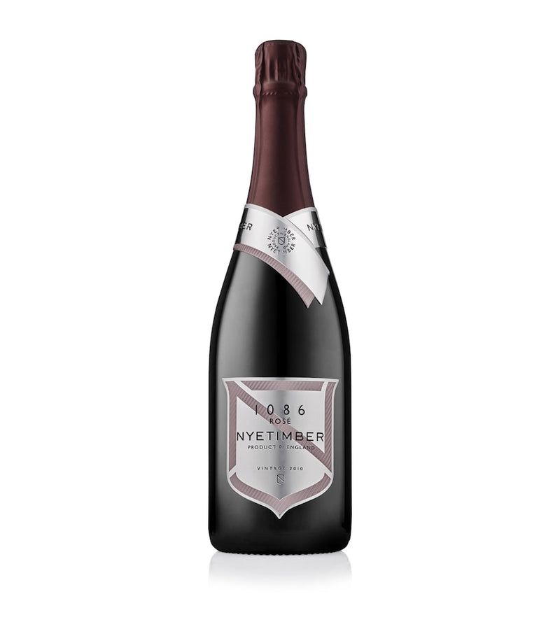 Glitrende champagneflaske juletrepynt