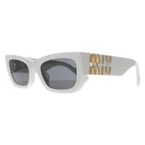 Miu Miu white women's sunglasses, imported from the UK